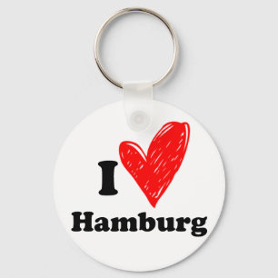 I love Hamburg Key Ring