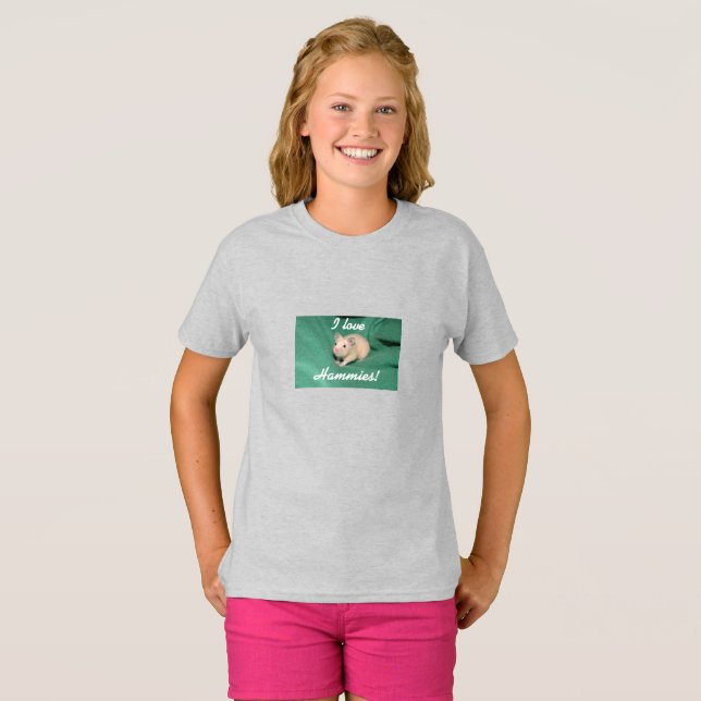 I Love Hammies T-Shirt (Front Full)