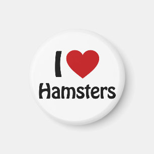 I love Hamsters Magnet