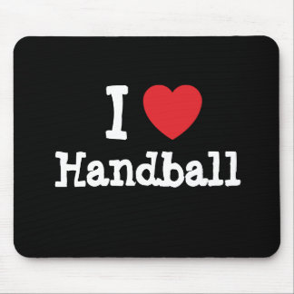 I love Handball heart custom personalised Mouse Mat