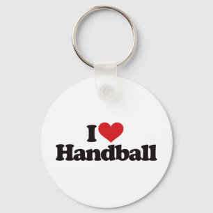 I Love Handball Key Ring