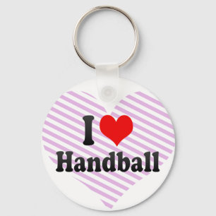 I love Handball Key Ring