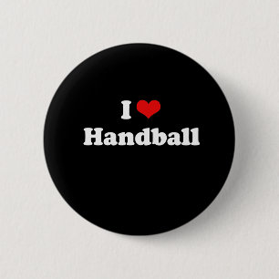 I Love Handball Tshirt 6 Cm Round Badge