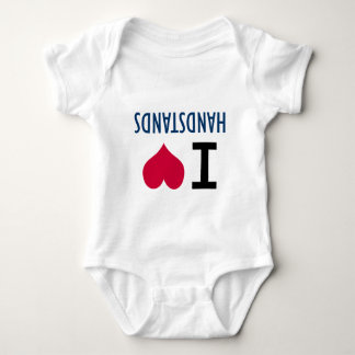 I Love Handstands Baby Bodysuit