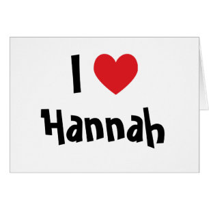 I Love Hannah