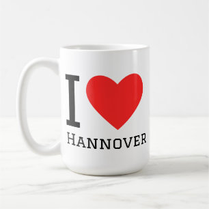 I love hannover coffee mug