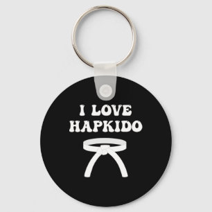 I Love Hapkido Asian Boxing Jiujitsu Kickboxing Lo Key Ring