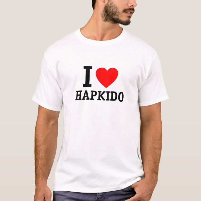 I Love Hapkido T-Shirt (Front)