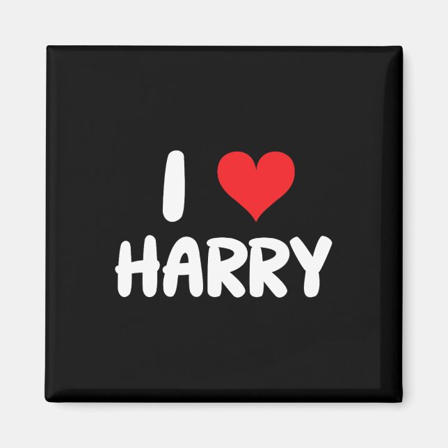 I Love Harry - Heart - Name  Magnet (Front)
