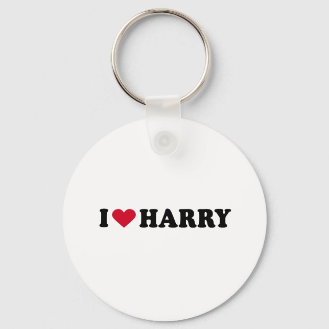 I LOVE HARRY KEY RING (Front)