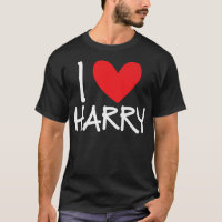 I Love Harry Name Personalized Men Guy BFF Friend 
