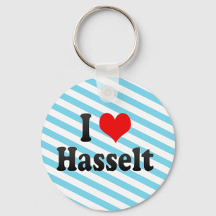 I Love Hasselt, Belgium Key Ring