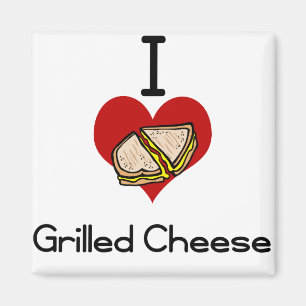 I love-hate grilled cheese magnet