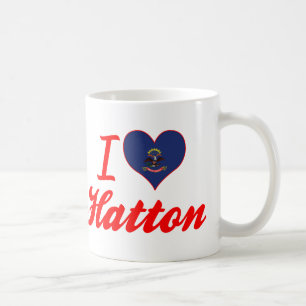 I Love Hatton, North Dakota Coffee Mug