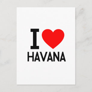 I Love Havana Postcard