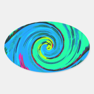 I Love Hawai.png Oval Sticker