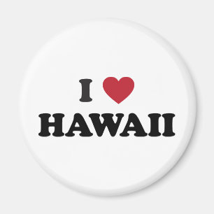 I Love Hawaii Magnet