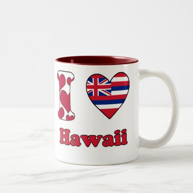 I love Hawaii Two-Tone Coffee Mug (Right)