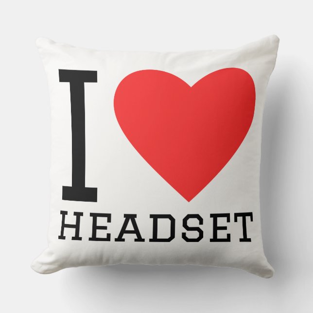 I love headset cushion (Front)