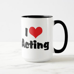 I Love Heart Acting - Performing Arts Theatre Mug