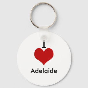 I Love (heart) Adelaide Key Ring