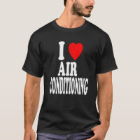 I Love Heart Air Conditioning Summer Humidity