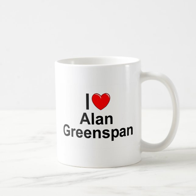 I Love (Heart) Alan Greenspan Coffee Mug (Right)