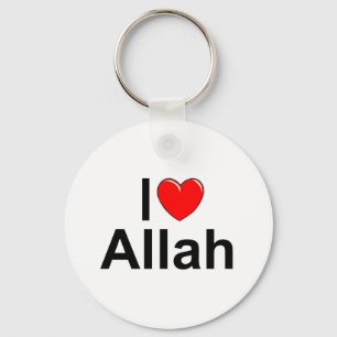 I Love (Heart) Allah Key Ring
