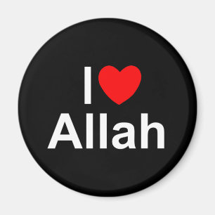 I Love (Heart) Allah Magnet
