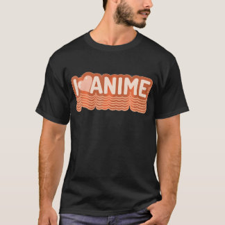 I Love Heart Anime Cute         T-Shirt