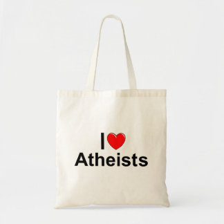 I Love (Heart) Atheists Tote Bag