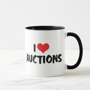 I Love Heart Auctions Mug
