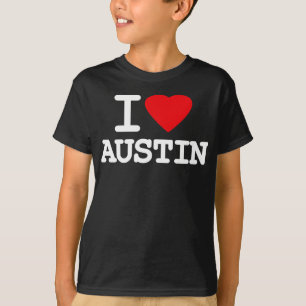 I Love Heart Austin Texas T-Shirt