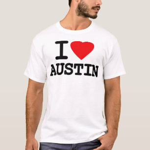 I Love Heart Austin Texas T-Shirt