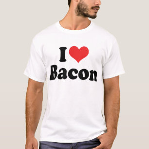 I Love Heart Bacon - Bacon Lover T-Shirt