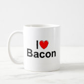 I Love (Heart) Bacon Coffee Mug (Left)