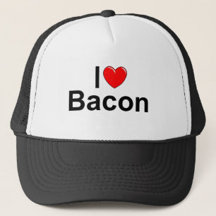 I Love (Heart) Bacon Trucker Hat