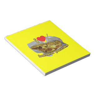 I Love (Heart) Banana Pancake ... Thai Street Food Notepad