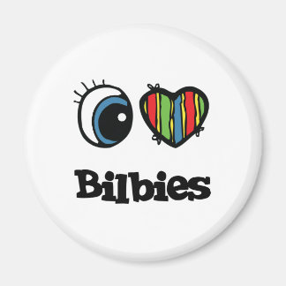 I Love (Heart) Bilbies Magnet