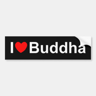 I Love (Heart) Buddha Bumper Sticker