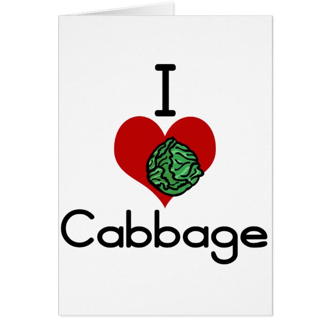 I love-heart cabbage (Front)