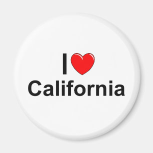 I Love (Heart) California Magnet