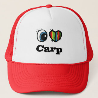 I Love (Heart) Carp Trucker Hat