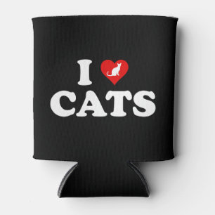 I Love (Heart) Cats Can Cooler