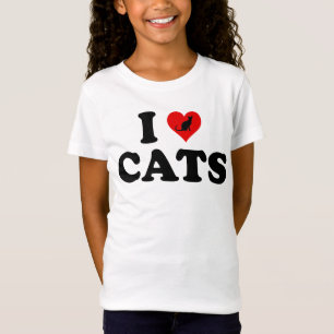 I Love (Heart) Cats T-Shirt