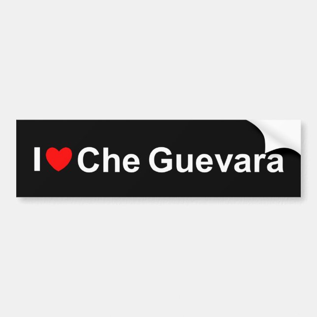 I Love (Heart) Che Guevara Bumper Sticker (Front)