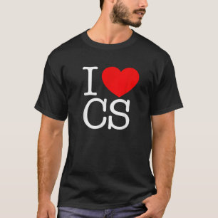 I Love Heart CS T Shirt