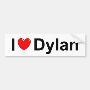 I Love (Heart) Dylan Bumper Sticker