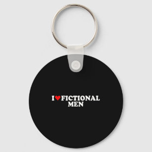 I Love Heart Fictional Men Simple Cute Funny Readi Key Ring
