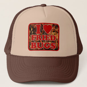 I Love [Heart] Fried Bugs ... Thai Street Food Trucker Hat